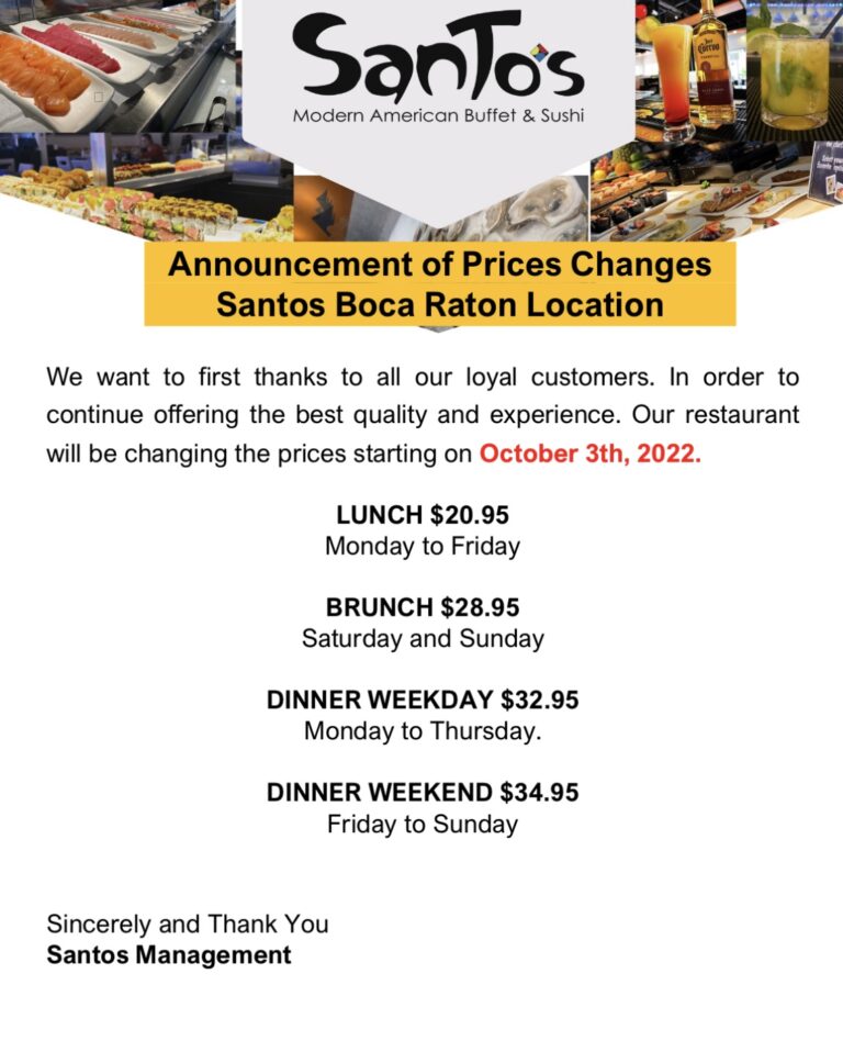 SanTo's Buffet We Serve All You Can Eat